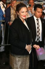 DREW BARRYMORE at The Daily Show with Jon Stewart in New York