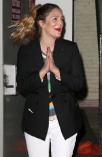 DREW BARRYMORE at The Daily Show with Jon Stewart in New York