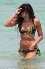 ELIZA DOOLITTLE in Bikini at a Beach in Miami
