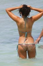 ELIZA DOOLITTLE in Bikini on the Beach in Miami