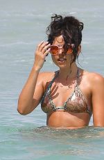 ELIZA DOOLITTLE in Bikini on the Beach in Miami