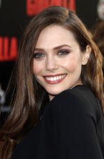 ELIZABETH OLSEN at Godzilla Premiere in Los Angeles