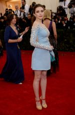 ELIZABETH OLSEN at MET Gala 2014 in New York