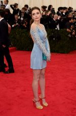 ELIZABETH OLSEN at MET Gala 2014 in New York