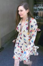 ELIZABTH OLSEN at NBC Studios in New York