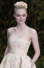 ELLE FANNING at Maleficent Costume and Props Private Reception