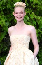 ELLE FANNING at Maleficent Costume and Props Private Reception