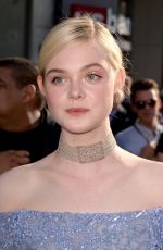 ELLE FANNING at Maleficent Premier in Hollywood