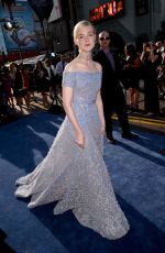 ELLE FANNING at Maleficent Premier in Hollywood