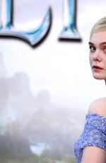 ELLE FANNING at Maleficent Premier in Hollywood