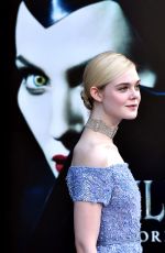 ELLE FANNING at Maleficent Premier in Hollywood