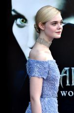 ELLE FANNING at Maleficent Premier in Hollywood