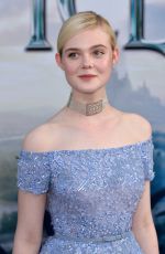 ELLE FANNING at Maleficent Premier in Hollywood