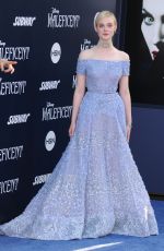 ELLE FANNING at Maleficent Premier in Hollywood