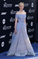 ELLE FANNING at Maleficent Premier in Hollywood