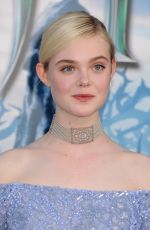 ELLE FANNING at Maleficent Premier in Hollywood