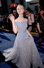 ELLE FANNING at Maleficent Premier in Hollywood