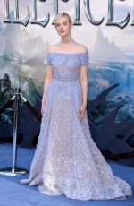ELLE FANNING at Maleficent Premier in Hollywood