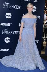 ELLE FANNING at Maleficent Premier in Hollywood