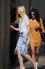 ELLE FANNING at The Jimmy Kimmel Live in Hollywood