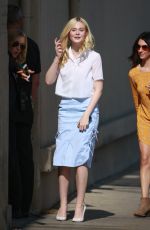 ELLE FANNING at The Jimmy Kimmel Live in Hollywood