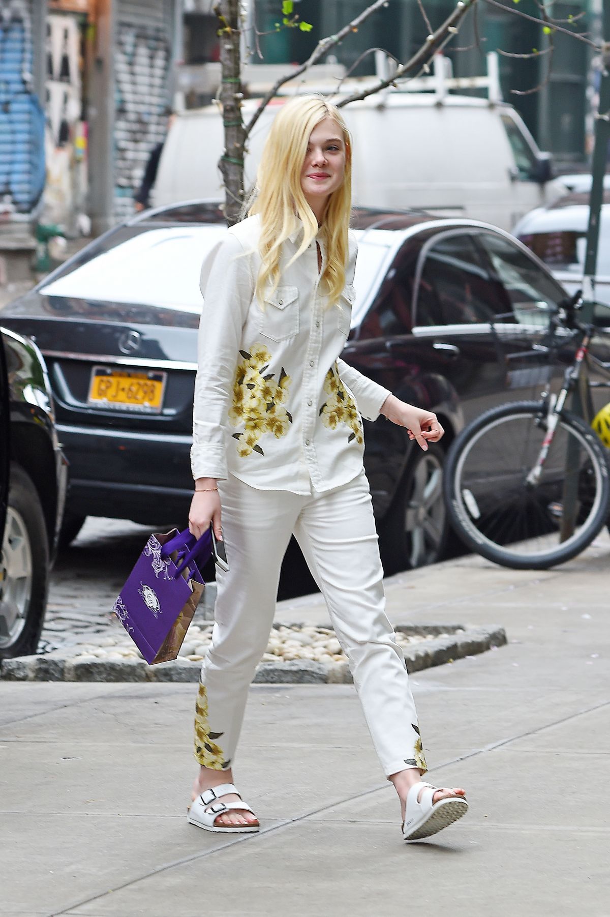 ELLE FANNING Out and About in New York 1505