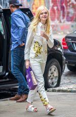 ELLE FANNING Out and About in New York 1505