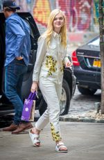 ELLE FANNING Out and About in New York 1505
