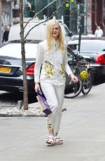 ELLE FANNING Out and About in New York 1505