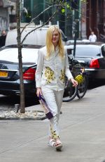 ELLE FANNING Out and About in New York 1505