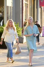 ELLE FANNING Out and About in Studio City