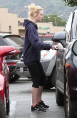 ELLE FANNING Out for Lunch in Studio City