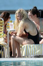 ELLIE GOULDING in Bikini and Swimsuit on a Yacht in Miami