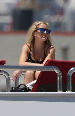ELLIE GOULDING in Bikini and Swimsuit on a Yacht in Miami
