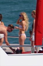 ELLIE GOULDING in Bikini and Swimsuit on a Yacht in Miami