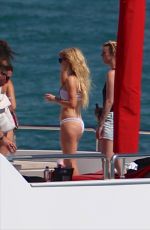 ELLIE GOULDING in Bikini and Swimsuit on a Yacht in Miami
