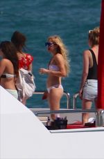 ELLIE GOULDING in Bikini and Swimsuit on a Yacht in Miami