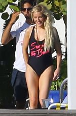 ELLIE GOULDING in Sswimsuit in Miami