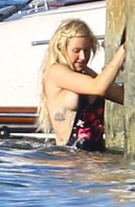 ELLIE GOULDING in Sswimsuit in Miami