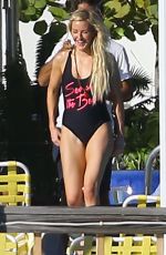 ELLIE GOULDING in Sswimsuit in Miami