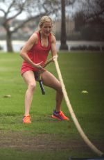 ELLIE GOULDING Working Out in Perth
