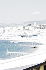 EMILIA SCHULE at a Photoshoot in Cannes