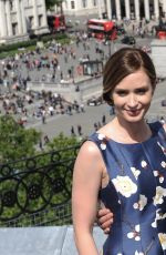 EMILY BLUNT at The Edge of Tomorrow Photocall in London