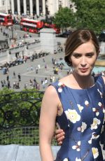 EMILY BLUNT at The Edge of Tomorrow Photocall in London