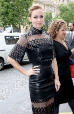 EMILY BLUNT at The Edge of Tomorrow Premiere in Paris