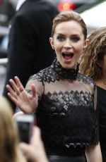 EMILY BLUNT at The Edge of Tomorrow Premiere in Paris