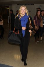 EMILY PROCTER at LAX Airport in Los Angeles