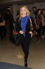 EMILY PROCTER at LAX Airport in Los Angeles