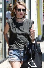EMMA ROBERTS in Daisy Dukes Out in Los Angeles