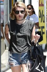 EMMA ROBERTS in Daisy Dukes Out in Los Angeles